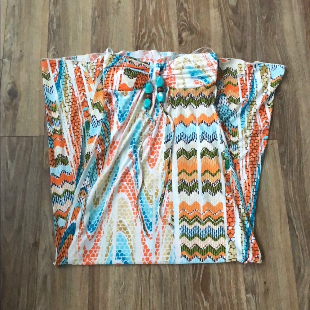 Beautiful multi color maxi dress